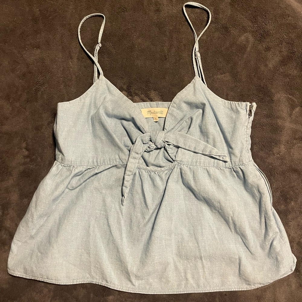 Madewell Light Denim Tank Top